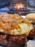Entrecot queijo provolone e cebola