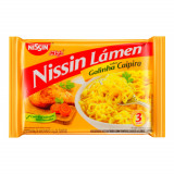 Macarrão Instantâneo Sabor Galinha Caipira Nissin Lamen 80g