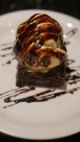 Brownie com sorvete