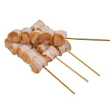 ESPETO DE FRANGO COM BACON