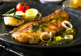 Linguado Grelhado com Legumes