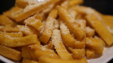 Polenta Frita Com Queijo Ralado