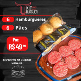 KIT BURGUER CARNE + PÃO