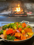 Legumes na brasa