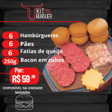 KIT BURGUER  COMPLETO CARNES&CORTES