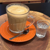 Café com leite Média (Café expresso Orfeu + leite)
