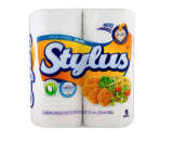 Toalha de Papel Stylus 2RL 50 toalhas 22cm x 20cm