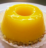 Quindim com coco fresco